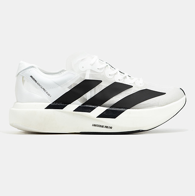 Adidas Adizero Adios Pro EVO 1 White Black (Белый) - фото 1 Hypebery