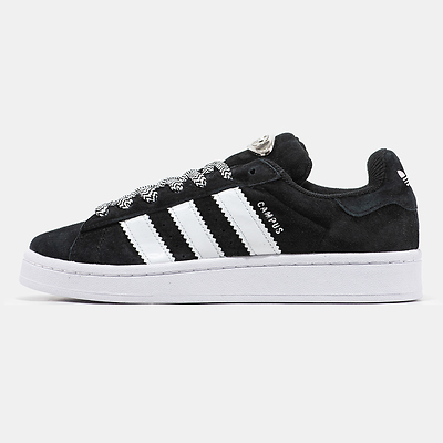Adidas Campus 00s Black White Rope Laces (Черный) - фото 1 Hypebery