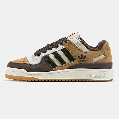 Adidas Forum 84 Low Brown Olive Beige (Белый) - фото 1 Hypebery