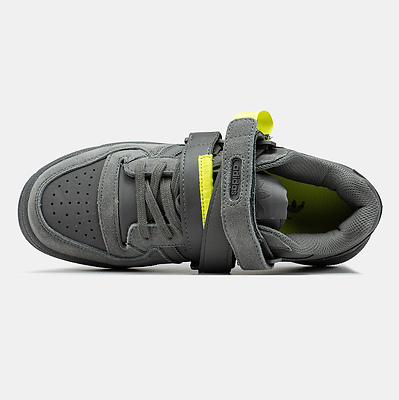 Adidas Forum 84 Strap Low Cinder Grey Yellow (Серый) - фото 3 