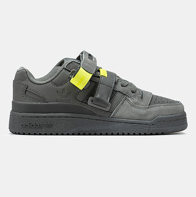 Adidas Forum 84 Strap Low Cinder Grey Yellow (Серый) - фото 1 Hypebery