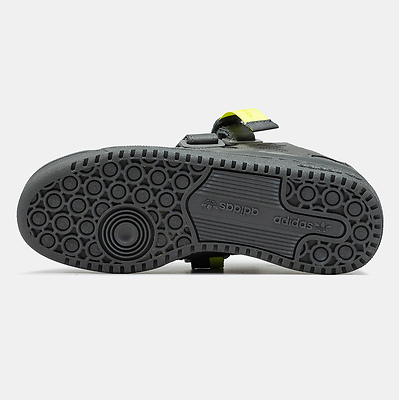 Adidas Forum 84 Strap Low Cinder Grey Yellow (Серый) - фото 6 