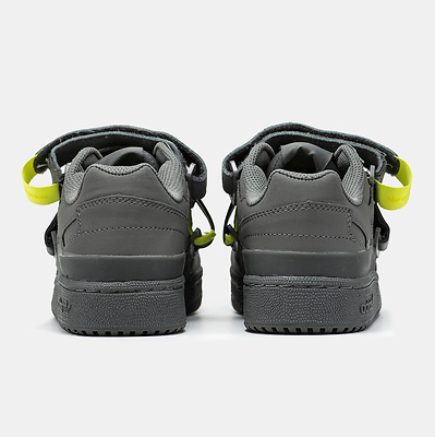 Adidas Forum 84 Strap Low Cinder Grey Yellow (Серый) - фото 5 