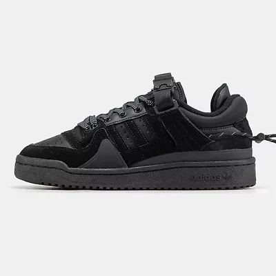 Adidas Forum x Bad Bunny Buckle Low Triple Black (Чорний) - фото 1 Hypebery