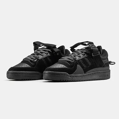 Adidas Forum x Bad Bunny Buckle Low Triple Black (Чорний) - фото 2 