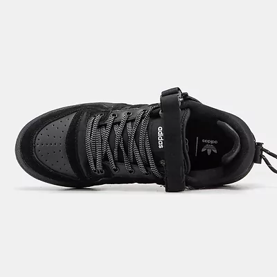 Adidas Forum x Bad Bunny Buckle Low Triple Black (Чорний) - фото 3 