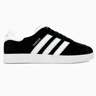 Adidas Gazelle Black White-Gold Metallic BA9595 (Белый) - фото 1 Hypebery