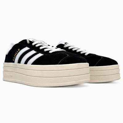Adidas Gazelle Bold Black White (Белый) - фото 2 