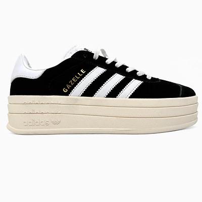 Adidas Gazelle Bold Black White (Белый) - фото 1 Hypebery