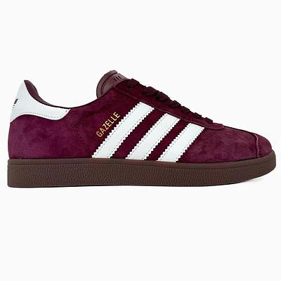 Adidas Gazelle Bordo (Бордовый) - фото 1 Hypebery