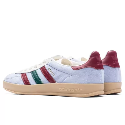 Adidas Gazelle Indoor Blue Dawn College Burgundy Green IG4994 (Красный) - фото 3 