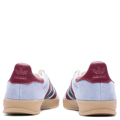Adidas Gazelle Indoor Blue Dawn College Burgundy Green IG4994 (Красный) - фото 4 