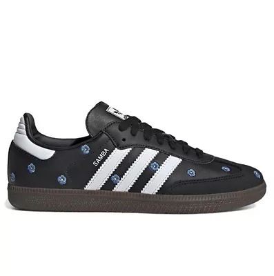 Adidas Samba Black Floral Embroidery IF4397 (Белый) - фото 1 Hypebery