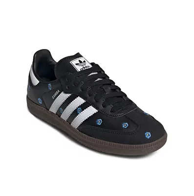 Adidas Samba Black Floral Embroidery IF4397 (Белый) - фото 2 