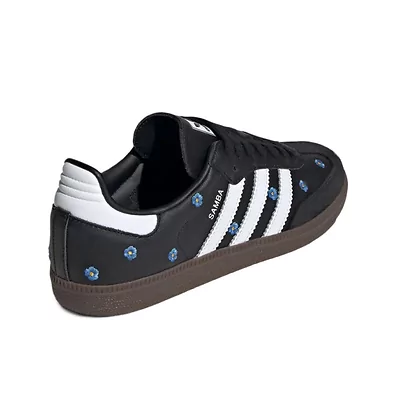 Adidas Samba Black Floral Embroidery IF4397 (Белый) - фото 5 