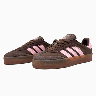 Adidas Samba Platform Brown Pink (Розовый) - фото 2 