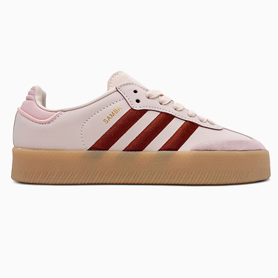 Adidas Samba Platform Pink Bordo (Розовый) - фото 1 Hypebery