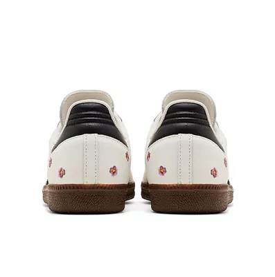 Adidas Samba White Floral Embroidery IF4398 (Белый) - фото 4 