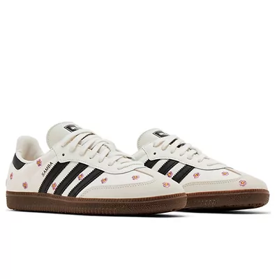 Adidas Samba White Floral Embroidery IF4398 (Белый) - фото 2 