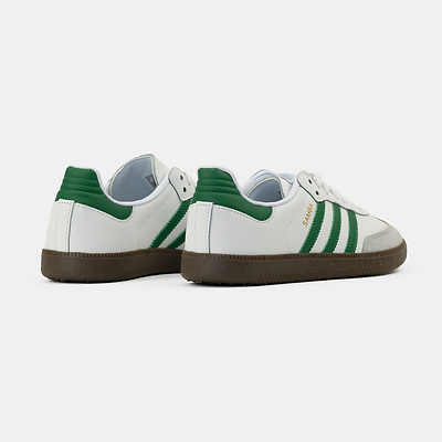 Adidas Samba White Green (Зеленый) - фото 4 