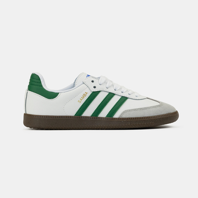 Adidas Samba White Green (Зеленый) - фото 1 Hypebery