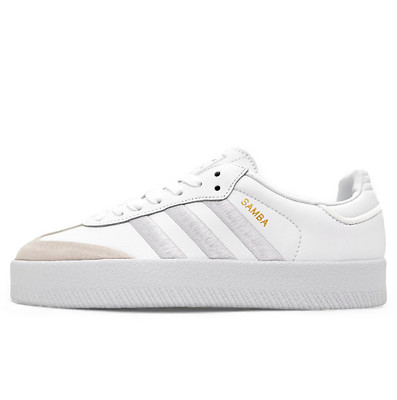 Adidas Samba XLG Platform White Gold Logo (Белый) - фото 1 Hypebery