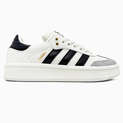 Adidas Samba XLG White Black (Белый) - фото 1 Hypebery