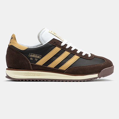 Adidas SL 72 Brown Beige Black (Коричневый) - фото 1 Hypebery