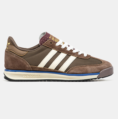 Adidas SL 72 Brown Cream Maroon (Коричневый) - фото 1 Hypebery