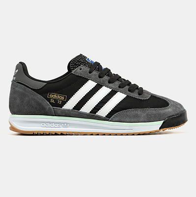 Adidas SL 72 Grey Black White (Черный) - фото 1 Hypebery