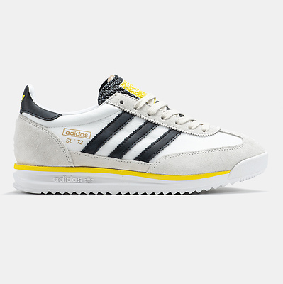 Adidas SL 72 White Black Yellow (Белый) - фото 1 Hypebery