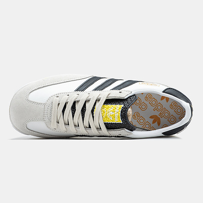 Adidas SL 72 White Black Yellow (Белый) - фото 4 
