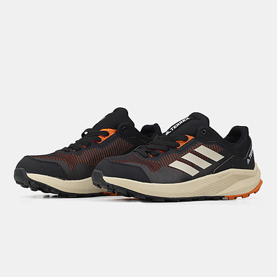 Adidas Terrex Trail Rider Black Beige Orange (Черный) - фото 2 