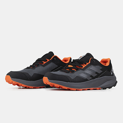 Adidas Terrex Trail Rider Black Grey Orange (Черный) - фото 2 
