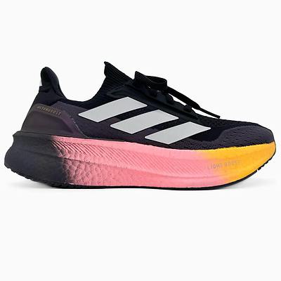 Adidas Ultraboost Light 5X Core Black Solar Pink Yellow (Черный) - фото 1 Hypebery