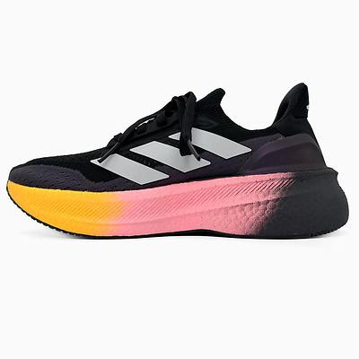 Adidas Ultraboost Light 5X Core Black Solar Pink Yellow (Черный) - фото 3 