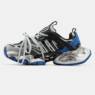 adidas Vento XLG Deluxe Grey Blue Black JS1589 (Синий) - фото 4 