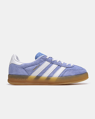 Adidas Wmns Gazelle Indoor Blue Fusion Gum (Фиолетовый) - фото 1 Hypebery