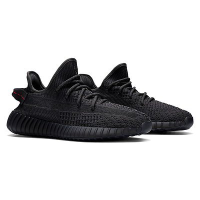 adidas Yeezy Boost 350 V2 'Black Reflective' FU9007 (Чорний) - фото 2 