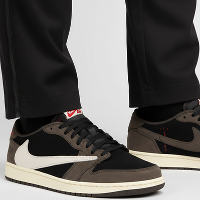 Air Jordan 1 Low x Travis Scott Mocha CQ4277-001 (Белый) - фото 3 