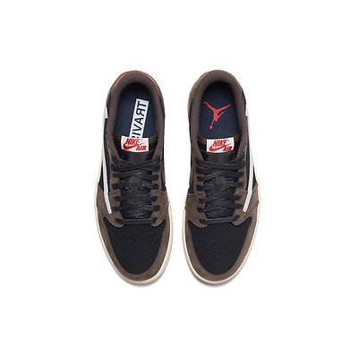 Air Jordan 1 Low x Travis Scott Mocha CQ4277-001 (Белый) - фото 6 