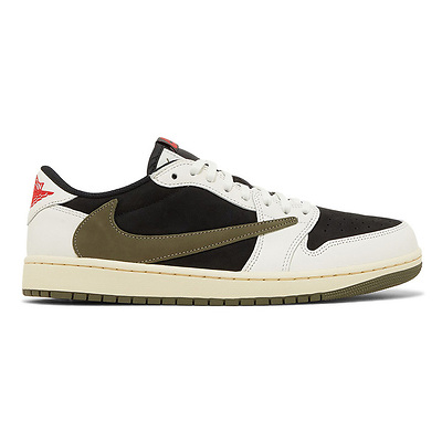 Air Jordan 1 Low x Travis Scott 'Olive' DZ4137-106 (Хаки) - фото 7 