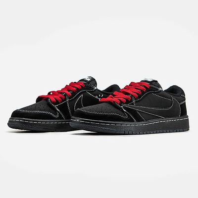 Air Jordan 1 Retro Low x Travis Scott 'Black Phantom' DM7866-001 (Черный) - фото 8 