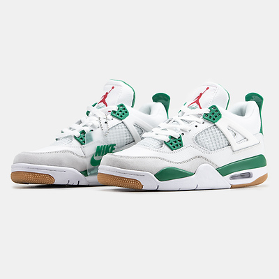 Air Jordan 4 Retro SB Pine Green DR5415-103 (Зеленый) - фото 2 