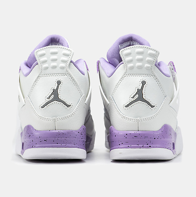 Air Jordan 4 White Purple (Белый) - фото 5 