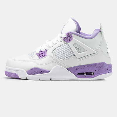 Air Jordan 4 White Purple (Белый) - фото 4 