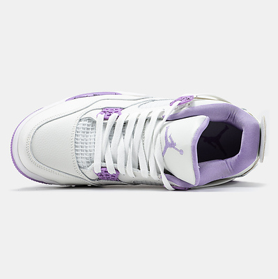 Air Jordan 4 White Purple (Белый) - фото 3 