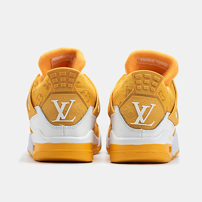 Air Jordan 4 x Louis Vuitton (Желтый) - фото 5 