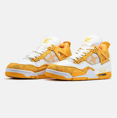 Air Jordan 4 x Louis Vuitton (Желтый) - фото 2 