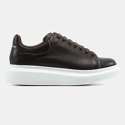 Alexander McQueen Leather Brown (Коричневый) - фото 1 Hypebery